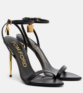 Tom Ford Padlock leather sandals