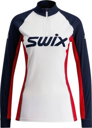 Swix RaceX Classic Half Zip Kunstfaserunterw&auml;sche f&uuml;r Damen | wei&szlig;