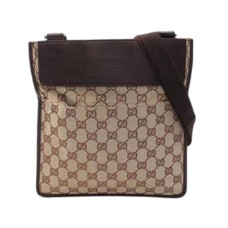 Gucci Pre-owned Vintage Crossbody Bag - Dames - Pre-owned - Beige - Maat: ONE Size Leer