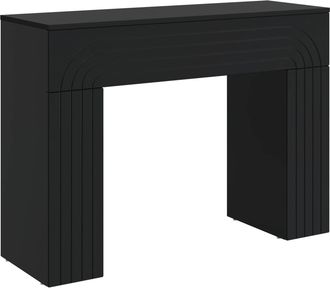 vidaXL Mesa De Centro Negro 102 X 35 X 75 Cm Madera De Ingenier&iacute;a Vidaxl