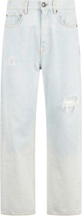 Roberto Cavalli Denim Jeans - Heren - Regular Fit Jeans - Blauw - W33 - Denim - Jeans
