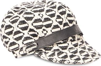 Alberta Ferretti Cap met grafisch ontwerp - Dames - Petten - Veelkleurig - S - Wol - Accessoires