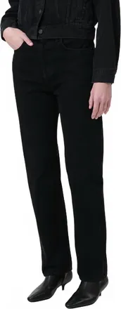 A Gold E 90s Pinch Waist High-Rise Jeans In Crushed