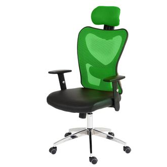 Hhg Hhg - Nunca Usado] Silla De Oficina Profesional Atlanta, Ejecutivo Silla Giratoria Silla De Escritorio, Imitaci&oacute;n De Cuero, Verde