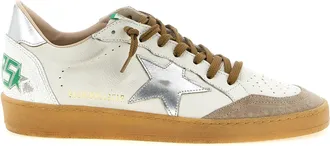 Golden Goose Ball Star Sneakers Silver-Uomo