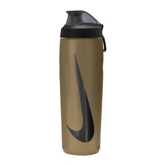 Nike bidon 700 ml Refuel Locking Lid metallic goud/zwart