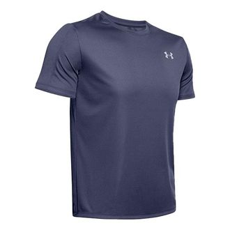 Under Armour Mens Under Armour Speed Stride Running Sports Short Sleeve Blue 1326564-497