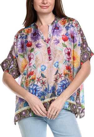 Johnny Was Louella Silk Blouse