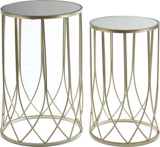 Premier Housewares Avantis Black Top Champagne Tables