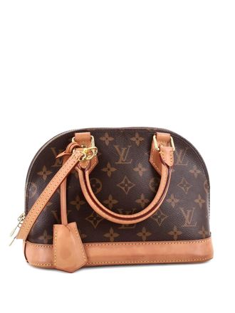 Louis Vuitton Alma Handbag Monogram Canvas BB crossbody bag - Marrone
