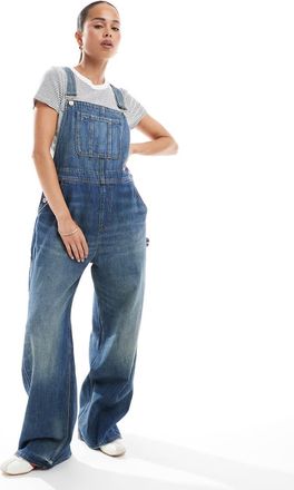 Tommy Jeans Salopette classica blu medio