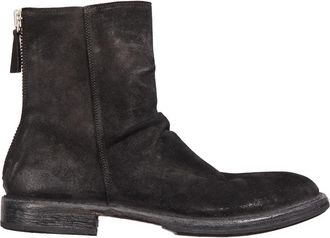 Moma Saturnia Model Laars - Heren - Enkellaarsjes - Zwart - 41 EU - Leer - Schoenen