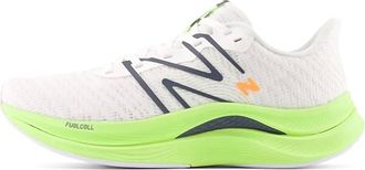 New Balance Womens Propel Fuelcell V4 Shoes In White Lime Glo