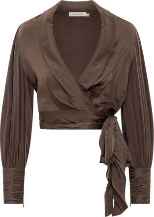 Zimmermann Mujer, Blusas y Camisas, Marr&oacute;n, Talla: XS