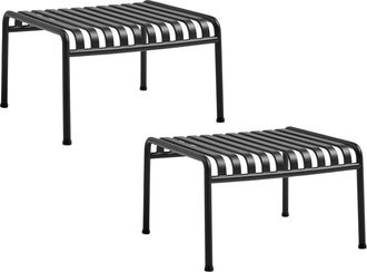 HAY Palissade Ottoman, anthrazit (2er-Set)