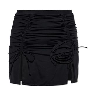 Moschino Badmode, Dames, Zwart, L, Korte Strandrok
