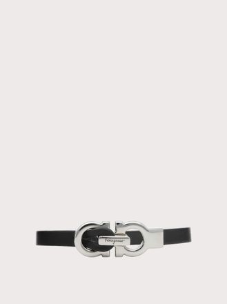 Ferragamo Men Gancini bracelet - size 19 Black