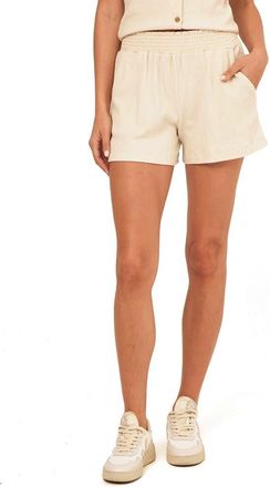 Threads 4 Thought Gwyneth Smocked Pull-On Shorts in Aspen at Nordstrom, Size Xx-Large