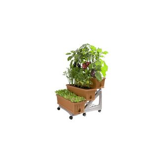 Bama Juego De Jardineras orto 3 Piezas - Verde