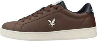 Lyle & Scott Elgin Sneaker - Heren - Sneakers - Bruin - 42 EU - Schoenen