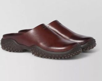 Miu Miu leather slides