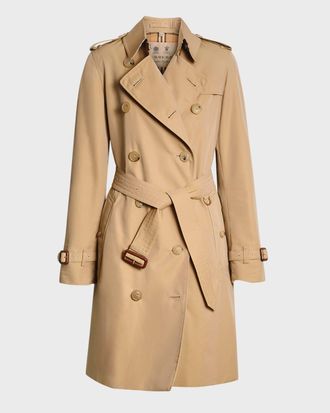 Burberry Kensington Heritage Belted Trench Coat