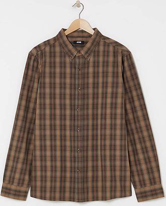 Jacamo Long Sleeve Button Checked Shirt