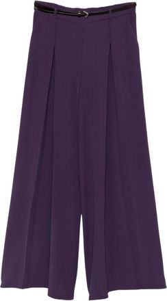 P.A.R.O.S.H. Wijde broek - Dames - Wijde Broeken - Paars - M - Broeken
