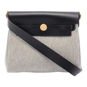 Herm&egrave;s Pre-owned Hermes Military Toile and Vache Hunter Herbag Zip 20 Ladies XAXD8ARIW8UT3D5W