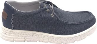 Igi & Co Bert Sneakers - Heren - Veterschoenen - Blauw - 40 EU - Katoen - Schoenen