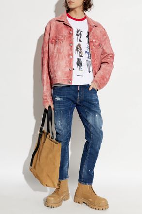 Dsquared2 Biker Jeans, Mens, Navy Blue