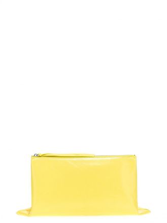 Jil Sander Yellow Impero media clutch
