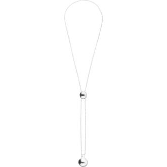 UNOde50 Sterling silver plated necklace with adjustable height chain with two weights at Nordstrom