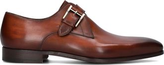 Magnanni Buckle Slip-On Geklede Schoenen - Heren - Nette schoenen - Bruin - 42 EU - Leer - Schoenen