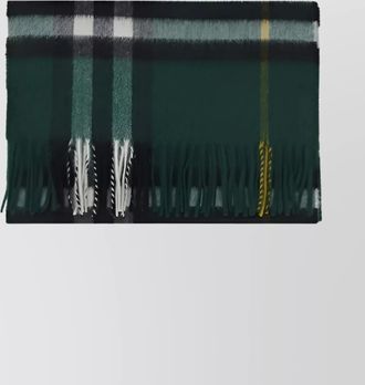 Burberry check cashmere scarf