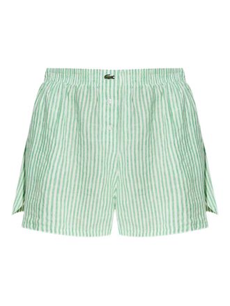 Lacoste striped shorts - Green