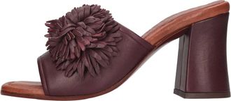 Chie Mihara Leren Mules - Dames - Muiltjes - Paars - 40 EU - Leer - Schoenen
