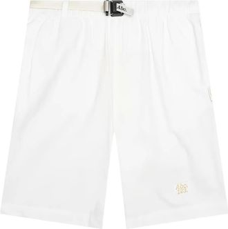 Advisory Board Crystals Shorts con fibbia - Bianco
