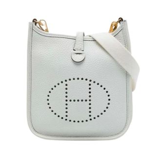 Herm&egrave;s Pre-owned Evelyne 16 Schoudertas - Dames - Pre-owned - Wit - Maat: ONE Size Leer