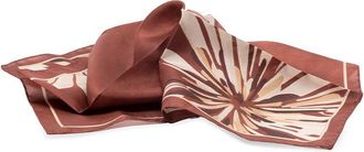 Brunello Cucinelli Bloom Print Foulard