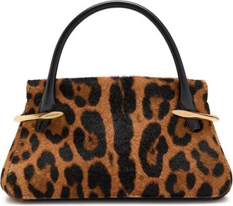 Givenchy Pinch Mini Leopard Calf-hair top Handle bag - One Size