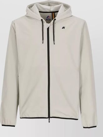 K-Way hooded short jacket elasticated cuffs