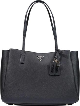 Guess Bramina Small Satchel - Dames - Shoppers - Zwart - ONE Size - Tassen