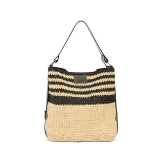 Isabel Marant Bayia Raffia Shoulder Bag