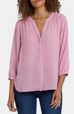 NYDJ Pintuck Top in Ballet at Nordstrom, Size X-Small