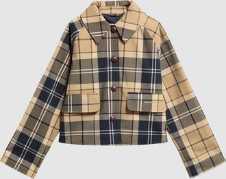 Barbour Veste Delilah Checked Showerproof Birchwood Dress