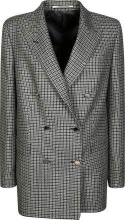Tagliatore Double-Breasted Grey Blazer