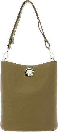 Coccinelle cross body bag shoulder bag Nikla Handbag Double Grainy Leather Seagrass/Sandshell khaki