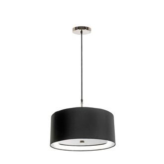 Loops 3 Bulb Ceiling Pendant Light Fitting Black LED E27 60W Bulb