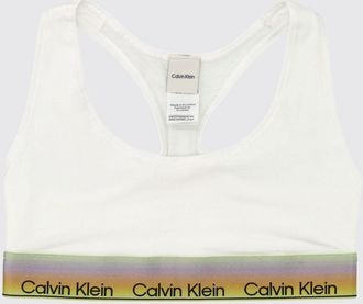 Calvin Klein Bralette in misto cotone e modal con scollo olimpionico
